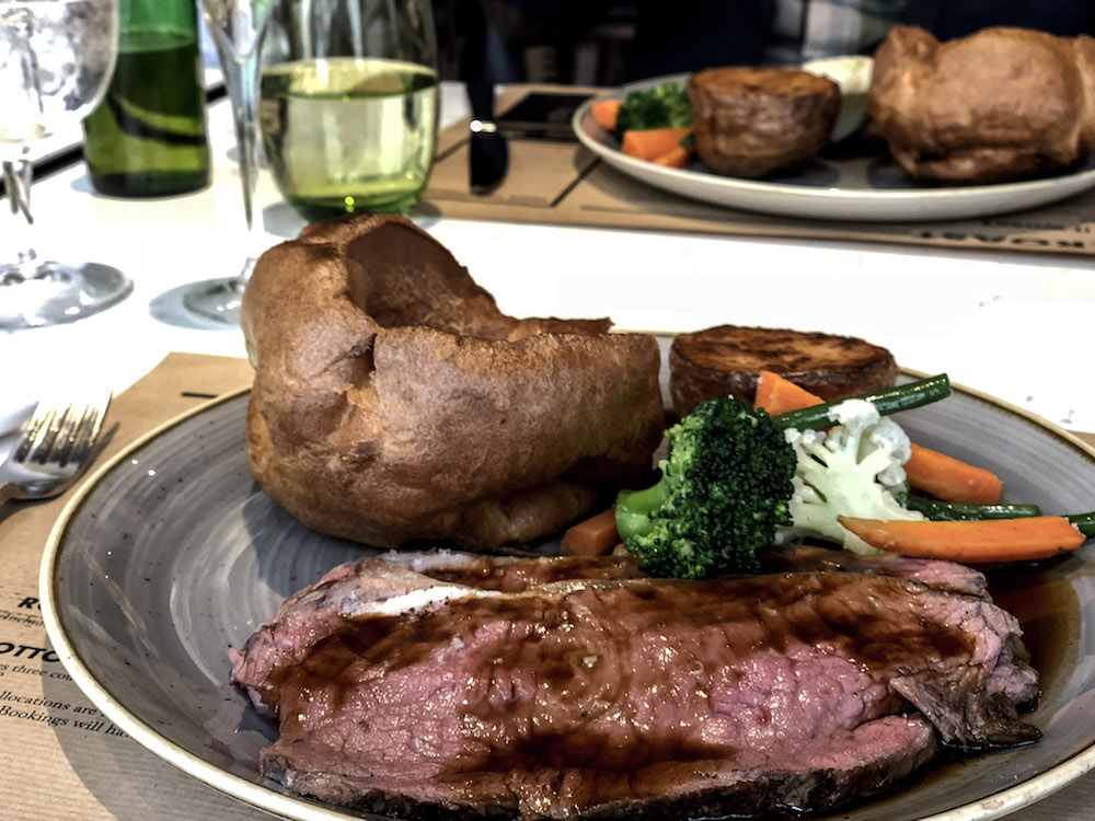Bottomless Sunday Roast at OXBO Bankside