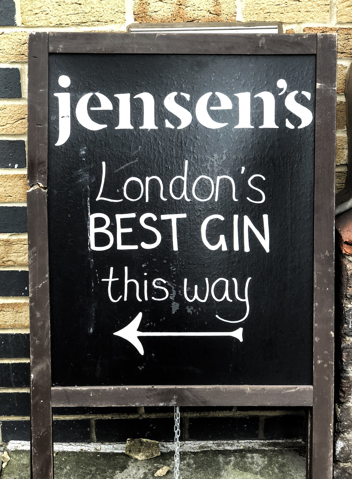 Jensen's at Gin Journey Bermondsey